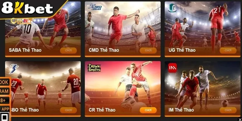Top 3 game cược thể thao 8kbet cực hot 2025